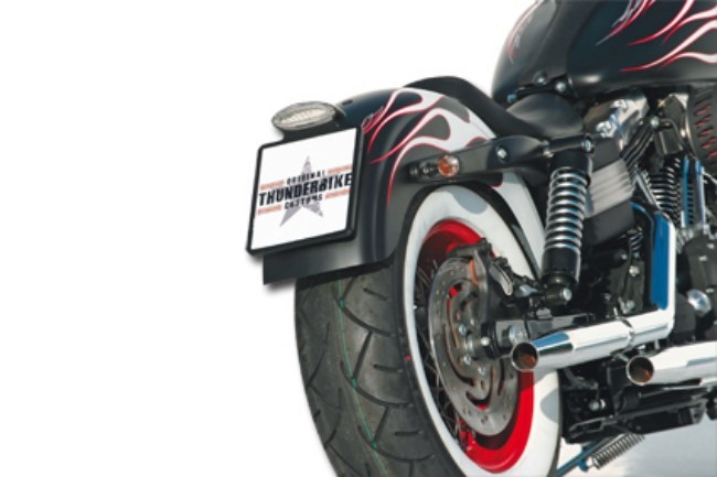 Soporte Matricula 3-en-1 c/Luces LED (Homologado) - Modelos H-D - Heinz  Bikes - Custom Center-Harley & Custom