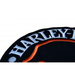 parche-harley-davidson-skull-orange-21-x-21-cm