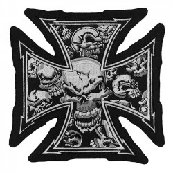 PATCH SKULL CROSS