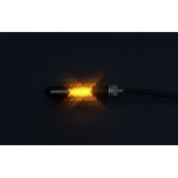 FLASHING LED m-BLAZE ICE BLACK