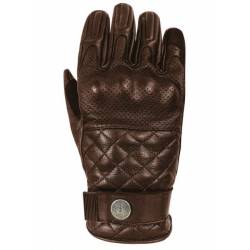 GLOVES LEATHER BROWN TRACKER