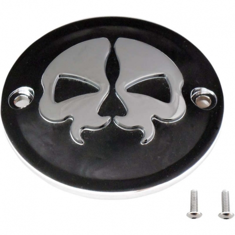 DERBY COVER DRAG SKULL BLACK HARLEY DAVIDSON SPORTSTER 04-UP