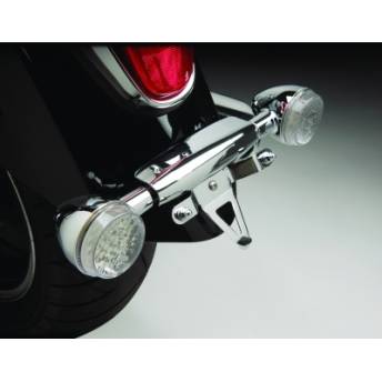 Soporte de Matricula c/Luces LED (Homologado) - Modelos H-D - Heinz Bikes -  Custom Center-Harley & Custom