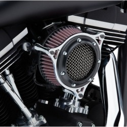 AIR FILTER COBRA RPT BLACK & CHROME HARLEY DAVIDSON SOFTAIL 18-19