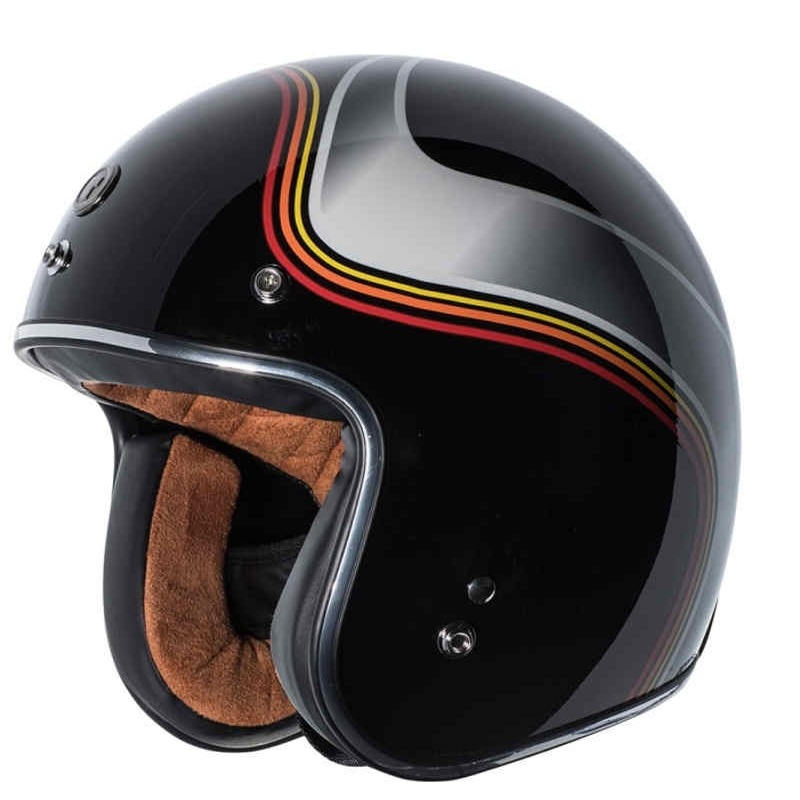 Casco Integral T-1 Retro - Homologado - Torc Helmet - Custom