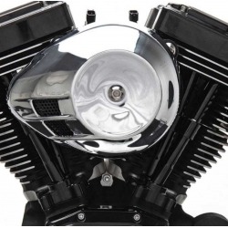 FILTRO AIRE S&S STEALTH CROMADO HARLEY DAVIDSON SOFTAIL,TOURING 17-19