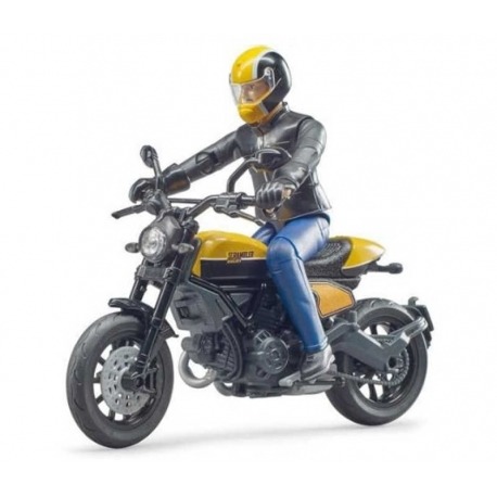 MINIATURA BRUDER DUCATI SCRAMBLER 1:16