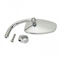 MIRROR WITH CLAMP 7/8 "(22mm.) BILTWELL UTILITY TEARDROP CHROME (OUTLET)