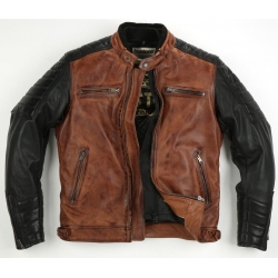 HELSTONS CRUISER BLACK LEATHER JACKET