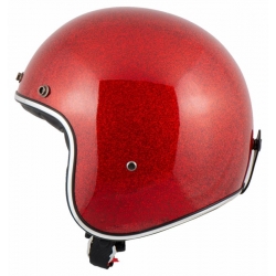 HELMET JET MTR FIBER METAL FLAKE RED