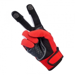 GUANTES BILTWELL BAJA ROJO Y NEGRO