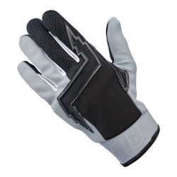 GUANTES BILTWELL BAJA GRIS Y NEGRO