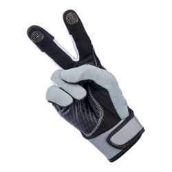 GUANTES BILTWELL BAJA GRIS Y NEGRO