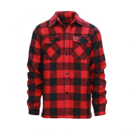 CAMISA CUADROS ROJO/NEGRO