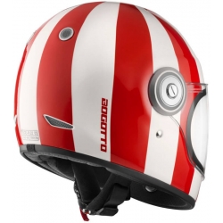 INTEGRAL HELMET BOGOTTO V135 T-R3 RED AND WHITE