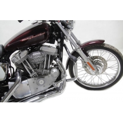 BUMPER WITH CHROME PADS HARLEY DAVIDSON SPORTSTER 04-UP