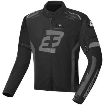 BOGOTTO GPX BLACK AND GRAY TEXTILE JACKET