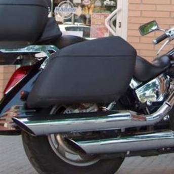 Alforjas rigidas moto custom Fast Vramack Seven con luces